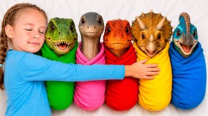 🐾 Весёлые животные - Приключение с динозавром 🦖