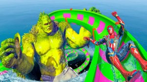 GTA 5_ Сравнение навигации модульных карт в моде Человека-паука