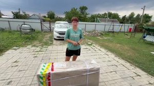 Распаковка машины для Артемки