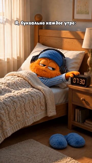 Еще пару минут полежу и встану😴