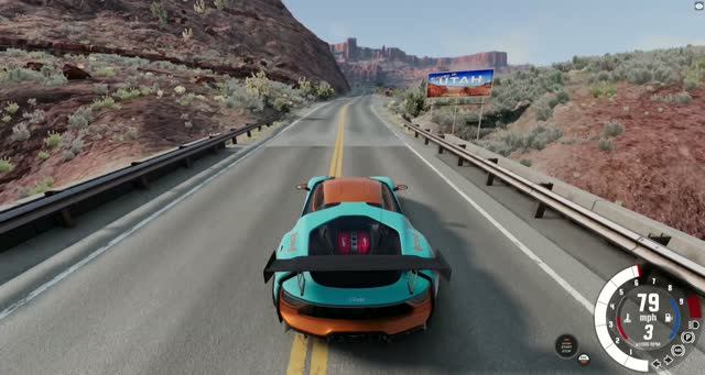 BeamNG.drive уехал от ботов... но один догнал, попал прямо в зад! смотреть онлайн