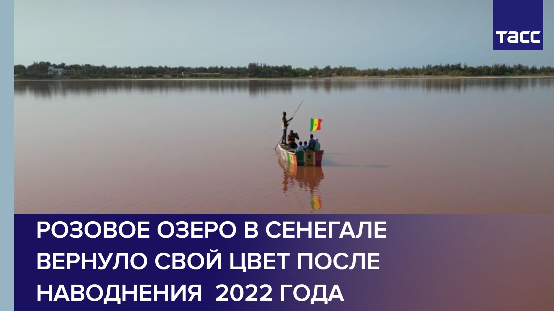 Розовое озеро в Сенегале вернуло свой цвет после наводнения 2022 года смотреть онлайн