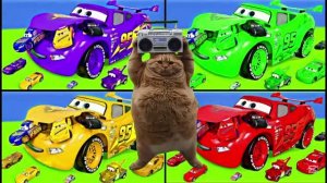 МАШИНКИ МУЛЬТИКИ Молния Маквин кушает Тачки и танцует 🏎️💨