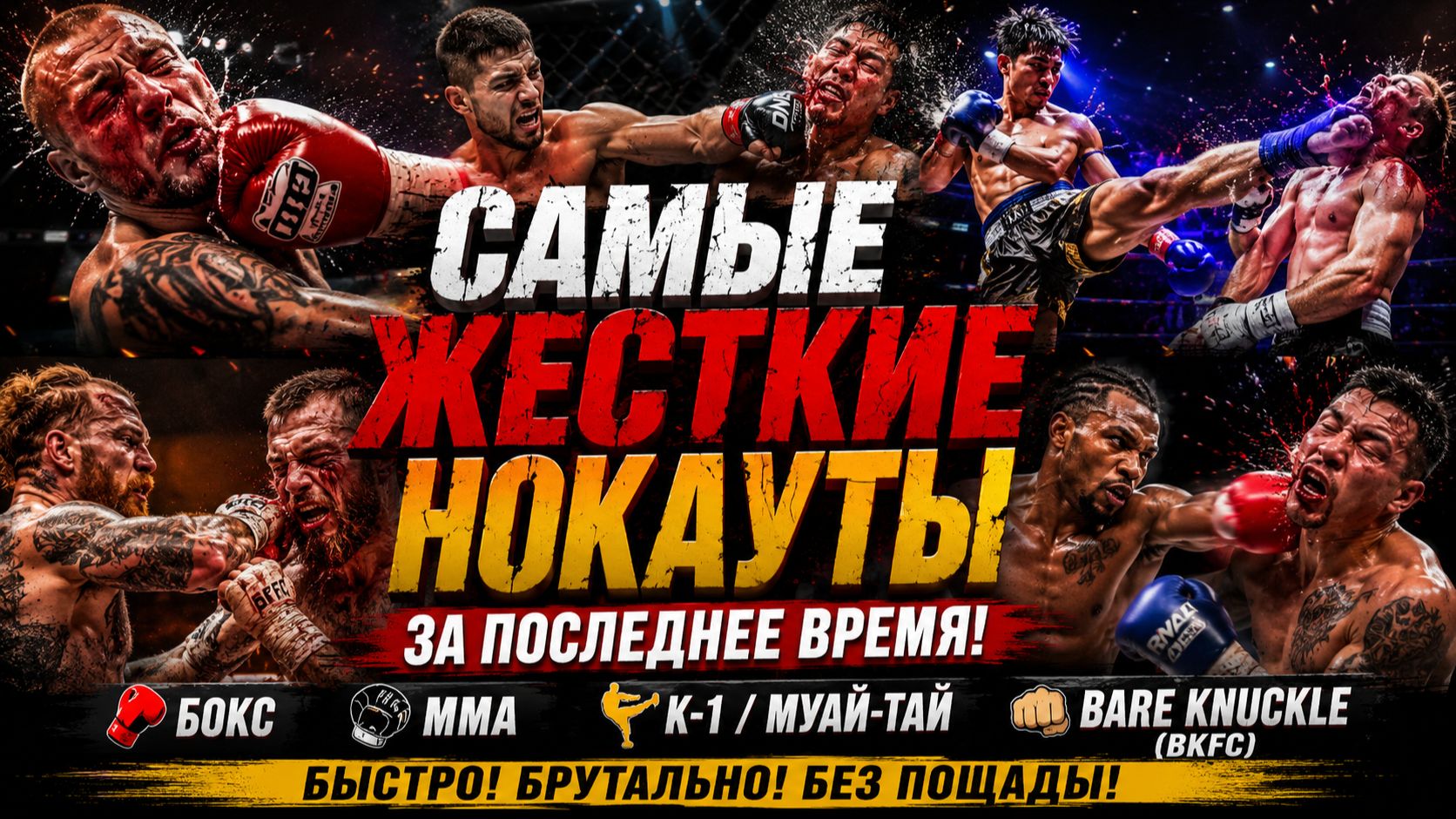 ОТ ЭТИХ УДАРОВ НЕ ВСТАЮТ! 🔥 Самые Брутальные Финиши июля 2026 Года! смотреть онлайн