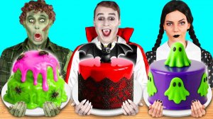 Кулинарный Челлендж# Уэнсдей vs Вампир vs Зомби # Кухонные Лайфхаки и Хитрости от Fun Teen