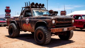 Безумный Макс. Шоу машин - монстров. Лас-Вегас, Невада.  Monster Jam