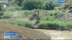 На Ставрополье расчищают русло реки Калаус