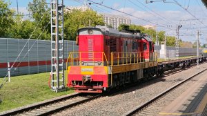 ЧМЭ3Т-5083 проследует станцию Коптево (МЦК)
