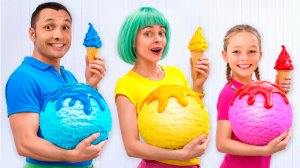 🍦 Слишком много мороженого! Смешное видео для детей