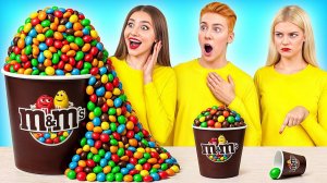 Большая, Средняя или Маленькая Тарелка Челлендж # Сумасшедшие Лайфхаки и Рецепты Multi DO Chall
