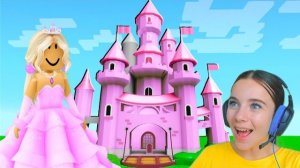 СДЕЛАЛА ПРИНЦЕССУ и ПОСТРОИЛА ЗАМОК в ROBLOX!