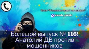 Большой выпуск № 116! Анатолий ДВ против мошенников