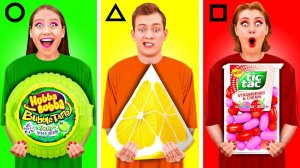 Геометрический Челлендж с Едой # Смешные Челленджи с DaGaDa Challenge