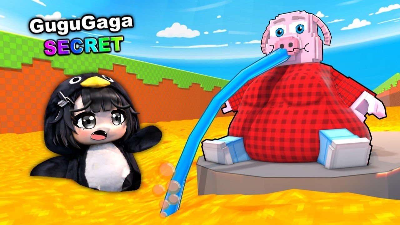 GUGU GAGA ПИНГВИН ПРОТИВ JOHN PORK В ROBLOX! смотреть онлайн