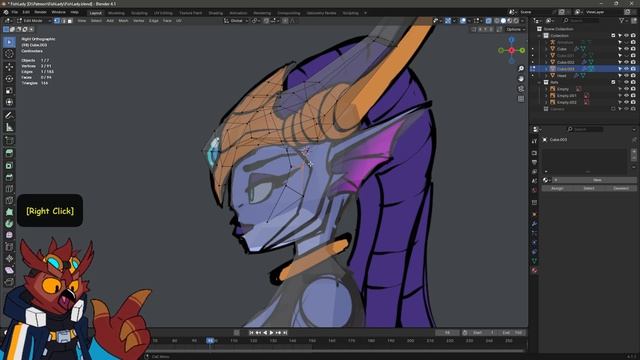 2025 Lowpoly Tutorial pt. 2_ Modeling Extra Parts_HQ смотреть онлайн