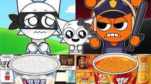 Incredibox Sprunki — Венда против Орена в магазине у дома БЕЛО-ОРАНЖЕВЫЙ МУКБАНГ, ASMR, Анимация