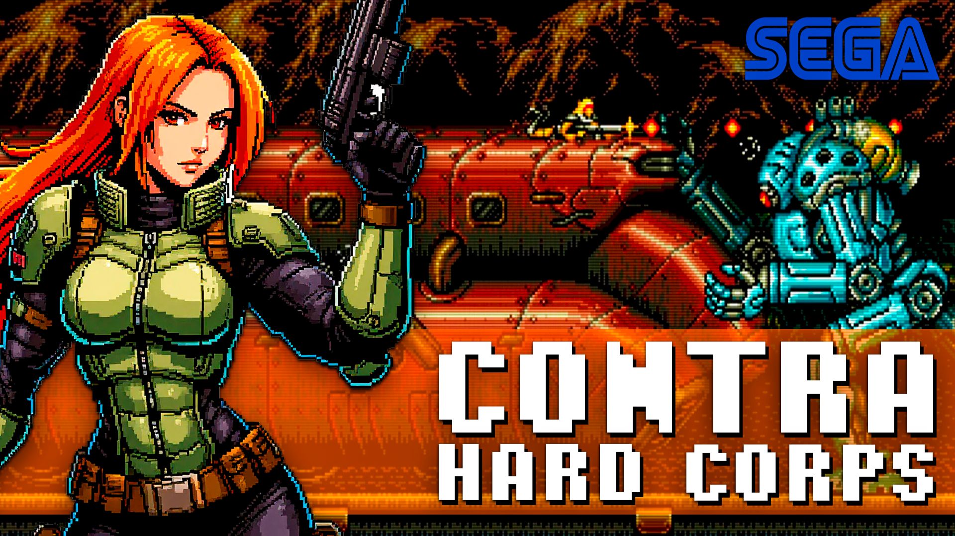 Contra Hard Corps Sega | Шина vs Бахамута [Прохождение] смотреть онлайн