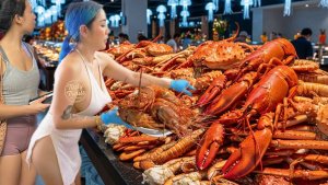 Самый большой шведский стол с морепродуктами в Ханое! 20 долларов за бесконечное пиршество с крабами