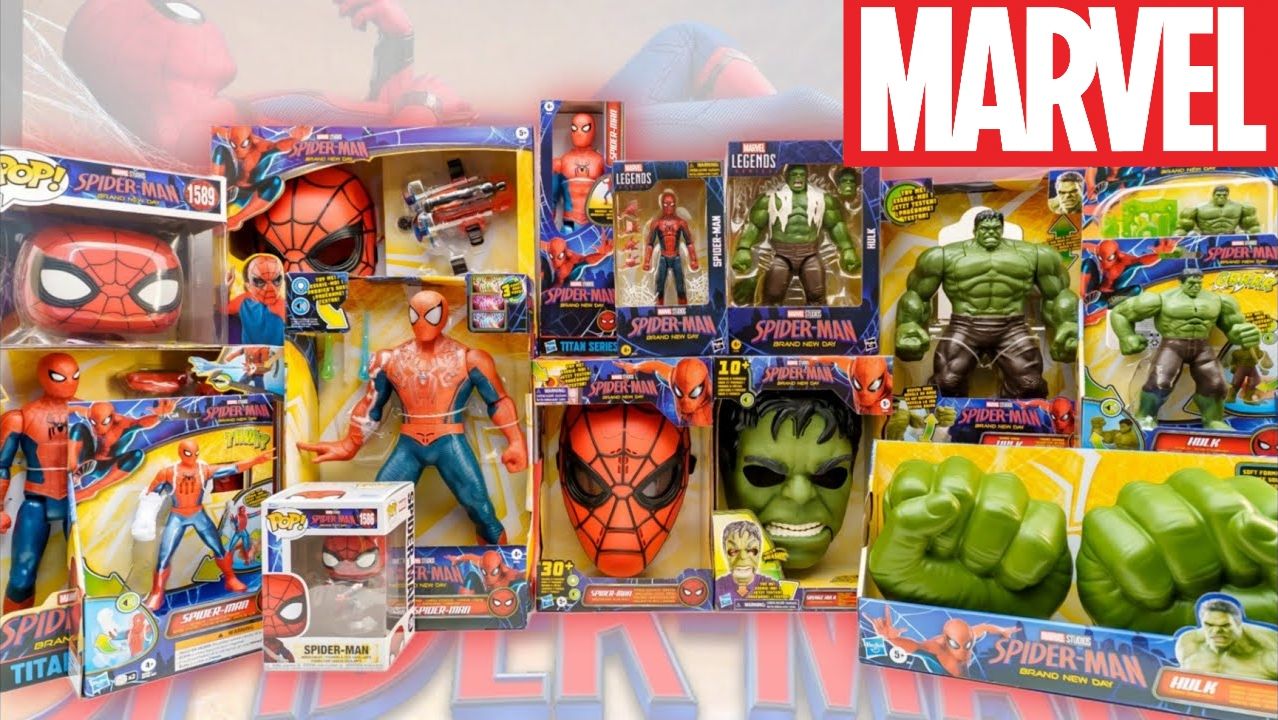 ИГРУШКИ MARVEL - ЧЕЛОВЕК ПАУК И ХАЛК | РАСПАКОВКА