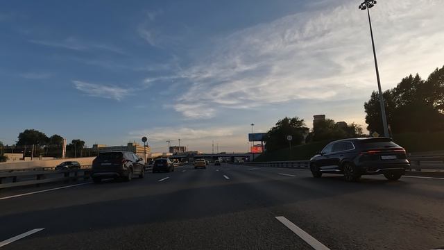 Москва. Мотопрогулка на закате. смотреть онлайн