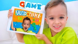 🍿 Vlad and Niki 12 Locks — новая игра для детей | Влад и Ники