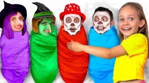 🎃 Хэллоуин: Беги и прячься! Семья вампиров и сладости