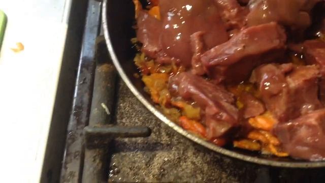 Печень куриная с овощами.САХАР будет в норме! смотреть онлайн