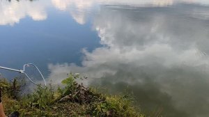 Поимка сома на 21 кг в большом водоёме