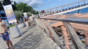 Массандровские пляжи вечером в Ялте 22.07.2026