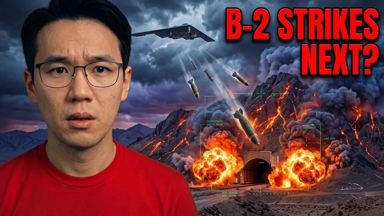 U.S. Just Picked Iran's Next Nuclear Target B-2 Strike on Pickaxe Mountain смотреть онлайн