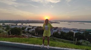 Закат на Волге