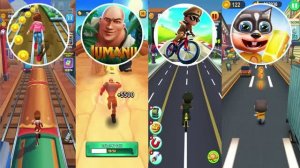 БИТВА  ЛУЧШИХ РАННЕРОВ НА ПЛАНЕТЕ! 🏃♂️Subway Princess,Jumanji, Singham Cycle,Кот-Серфер