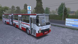 Поездка на Ikarus-280.33M по маршруту №1 по карте Мичурино 2.8