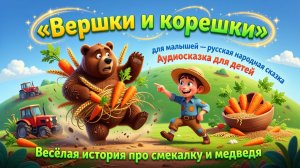 🐻🥕🌾✨ «Вершки и корешки» для малышей — русская народная сказка | Аудиосказка для детей