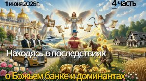 Находясь в последствиях, - о Божьем банке и доминантах, 4 ч. 11 июня 2026 г.