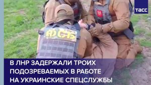 ФСБ задержала по подозрению в госизмене троих жителей ЛНР