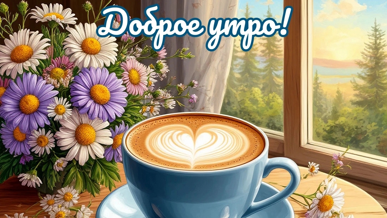Доброе летнее утро. Красивая музыкальная открытка. смотреть онлайн