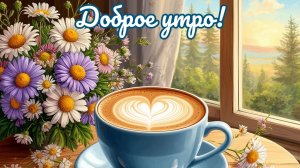 Доброе летнее утро. Красивая музыкальная открытка.