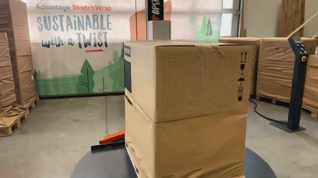 PaperWrap - Semi Automatic Stand Alone - The Gamechanger for stand alone pallet wrapping with paper смотреть онлайн