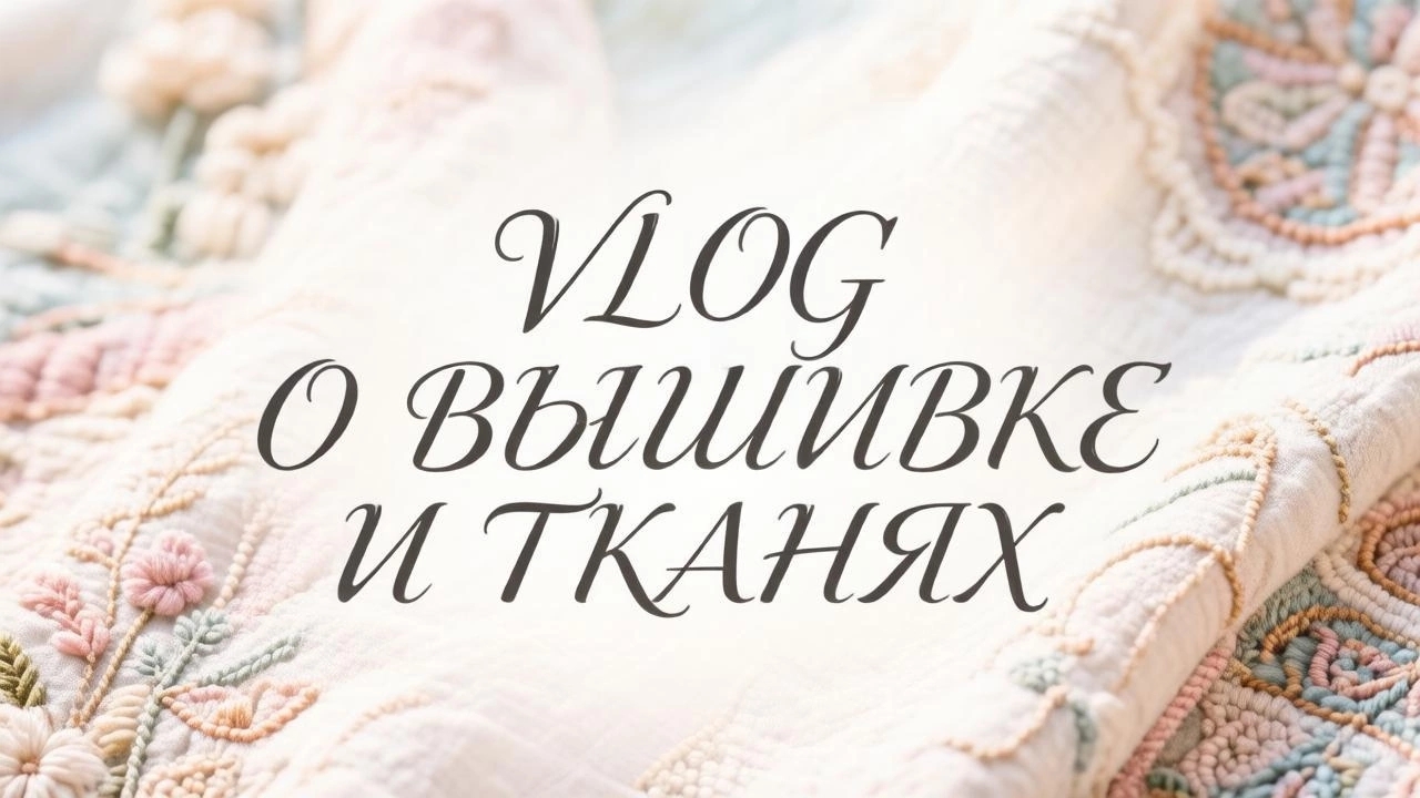 VLOG: о вышивке и тканях смотреть онлайн