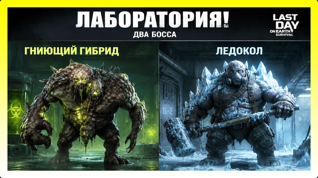 ЛАБОРАТОРИЯ! ДВА БОССА ГНИЮЩИЙ ГИБРИД И ЛЕДОКОЛ / Last Day on Earth: Survival №463 смотреть онлайн