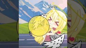 #Gacha Club inflation Vore кушает огромный бумажный самолёт   огромный   ангел тянка .