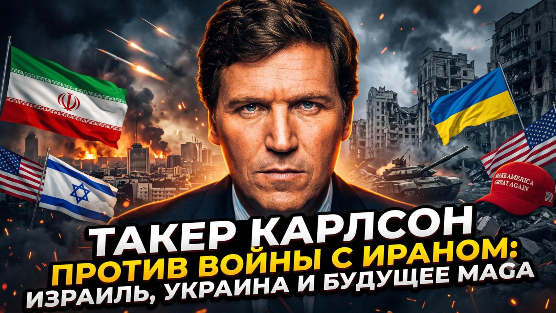 🎙️Такер Карлсон против новой войны! Израиль, Украина и будущее MAGA - что дальше? смотреть онлайн