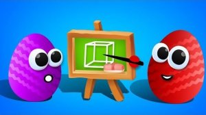 Яйца Сюрпризы на ШКОЛЬНОМ Уроке Распаковываем Сюрпризы с игрушками Барбоскины