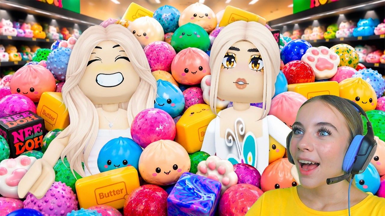 УБИРАЕМ АНТИСТРЕСС-ИГРУШКИ В МАГАЗИНЕ в ROBLOX! С АЛЁНОЙ