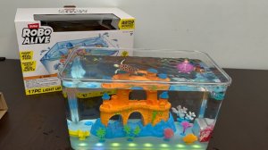 Набор игрушек для живого аквариума! Распаковка и Обзор ярких игрушек! Мультики для детей смотреть!