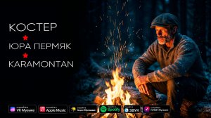Костер - Юра Пермяк (душевный клип-караоке)