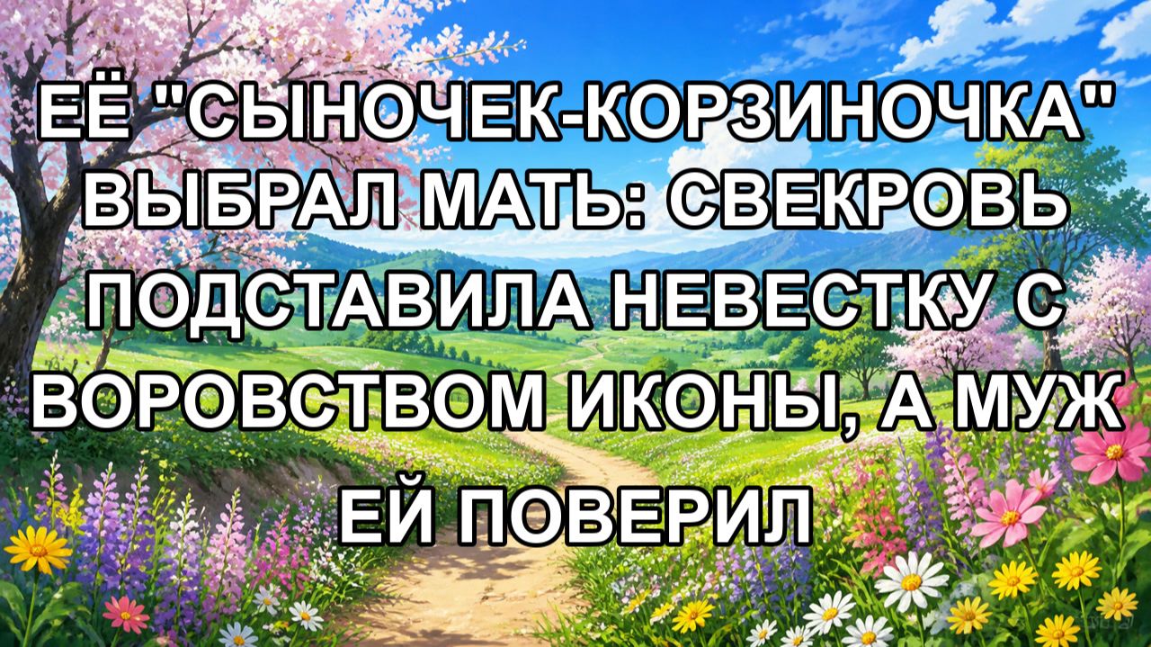 ЕЁ "СЫНОЧЕК-КОРЗИНОЧКА" ВЫБРАЛ МАТЬ: СВЕКРОВЬ ПОДСТАВИЛА НЕВЕСТКУ С ВОРОВСТВОМ ИКОНЫ, А МУЖ ЕЙ ПОВ смотреть онлайн