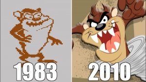 Эволюция серии игр Taz [1983-2010]