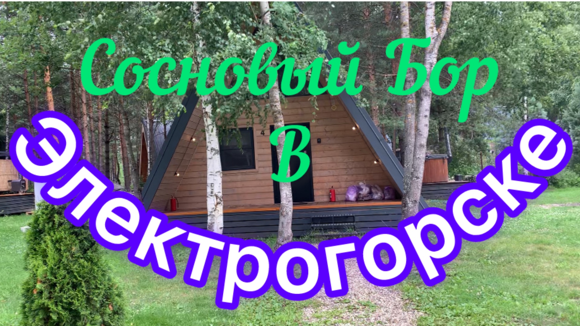 Сосновый бор в Электрогорске. смотреть онлайн